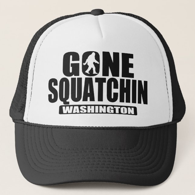 Gone Squatchin WASHINGTON *State Edition* Hat (Front)