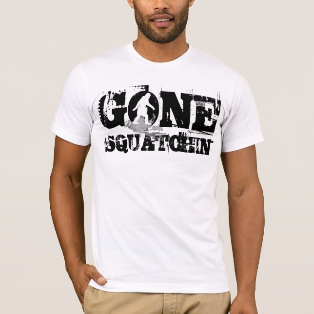 Gone Squatchin  *white logo* T-Shirt (Front)