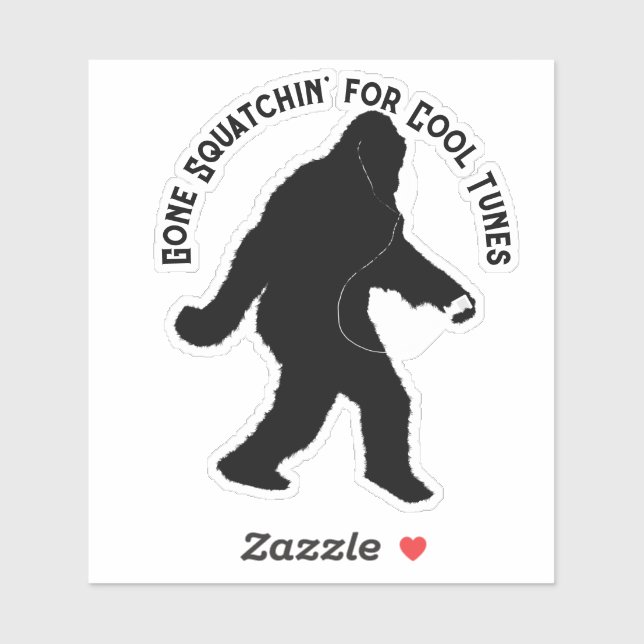 Gone Squatchin' With Ear Buds (Sheet)
