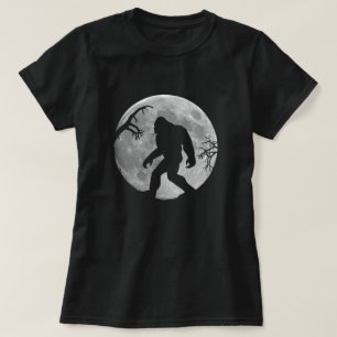 Gone Squatchin with moon and silhouette T-Shirt