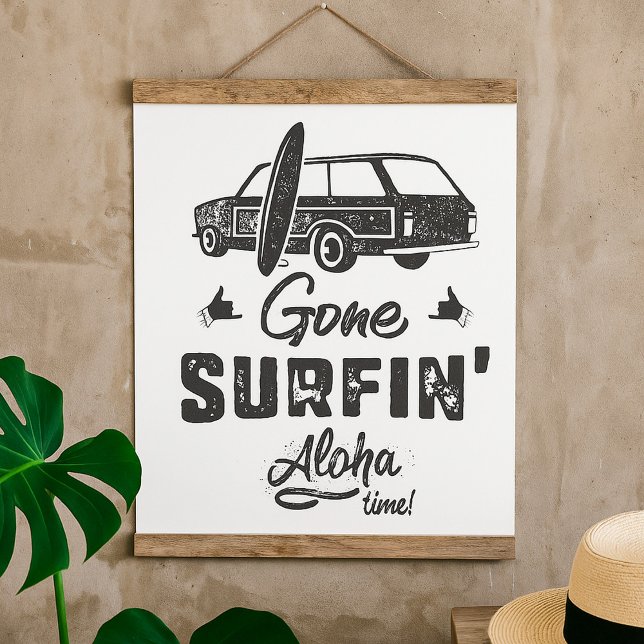Gone Surfing Aloha Time Poster (Creator Uploaded)