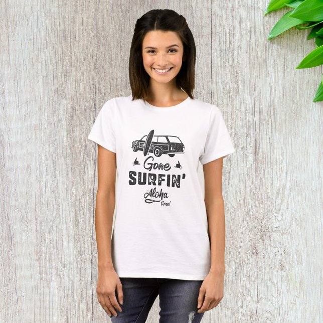 Gone Surfing Aloha Time T-Shirt (Creator Uploaded)