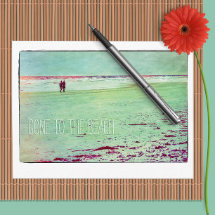 Gone to the beach! Change of Address Postcards