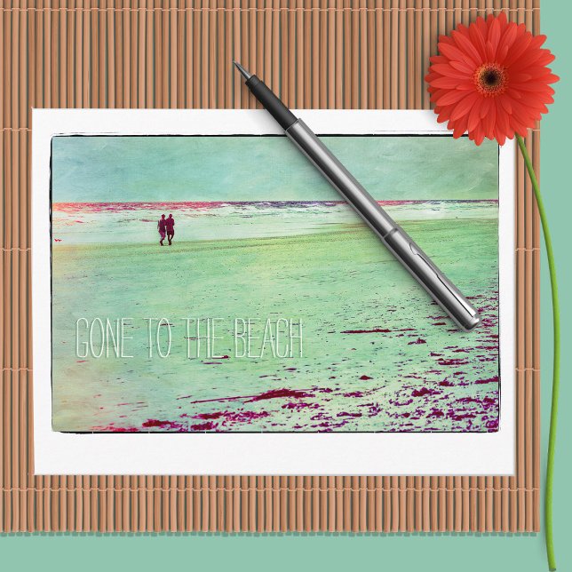 Gone to the beach! Change of Address Postcards (Creator Uploaded)