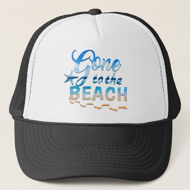 Gone to the Beach Trucker Hat (Front)
