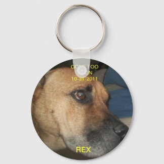 Gone too soon key ring