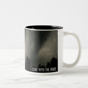 Gone With The Wind! - Customised Two-Tone Coffee Mug