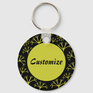Gone with the Wind Template - Black Key Ring