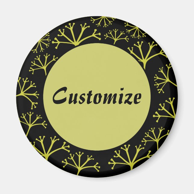 Gone with the Wind Template - Black Magnet (Front)