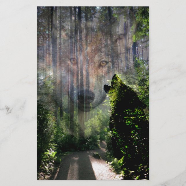 Gone with the Wolves Stationery (Front)