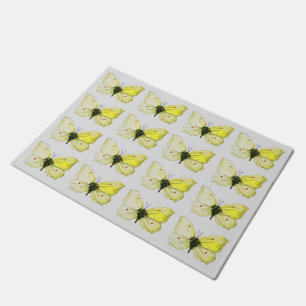 Gonepteryx rhamni - The Common Brimstone Butterfly Doormat