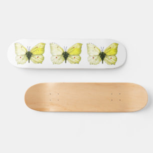 Gonepteryx rhamni - The Common Brimstone Butterfly Skateboard