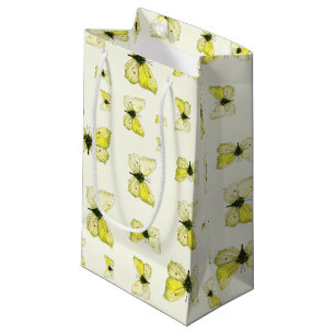 Gonepteryx rhamni - The Common Brimstone Butterfly Small Gift Bag
