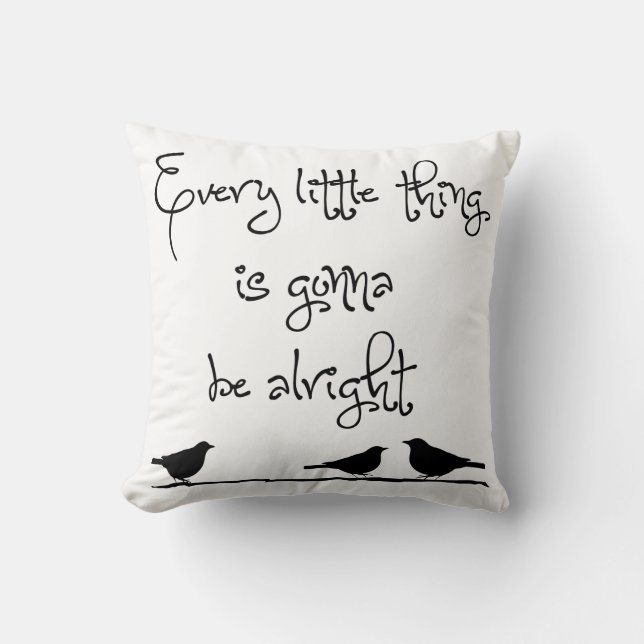 Gonna Be Alright Cushion (Front)