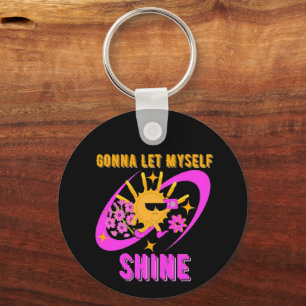 Gonna Let Myself Shine Self-Love Statement Key Ring