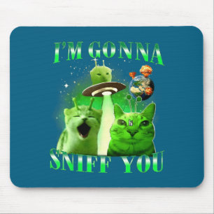 Gonna sniff meme cat vintage for men women matchin mouse pad