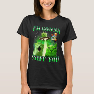 Gonna sniff meme cat vintage for men women matchin T-Shirt