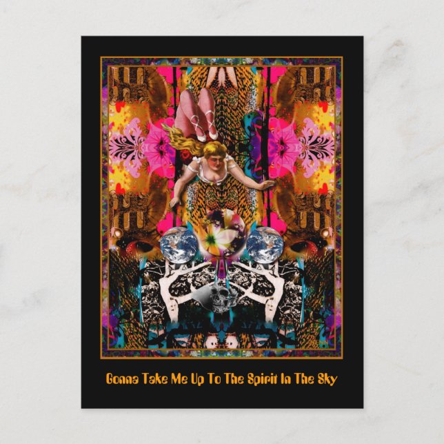 Gonna Take Me Up To The Spirit In the Sky Postcard (Front)