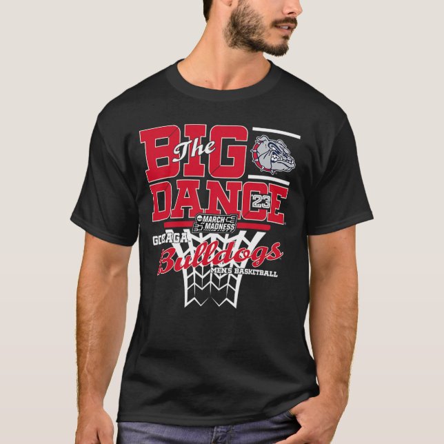 Gonzaga Bulldogs March Madness Basketball Dan T-Shirt (Front)