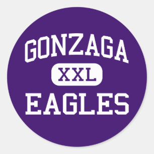 Gonzaga - Eagles - College - Washington Classic Round Sticker