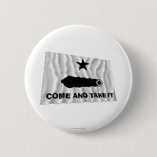 Gonzales Flag 6 Cm Round Badge