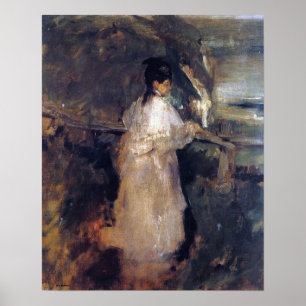 Gonzalès - Woman On The Cliff Poster