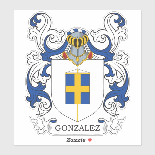 Gonzalez Family Crest (Sheet)