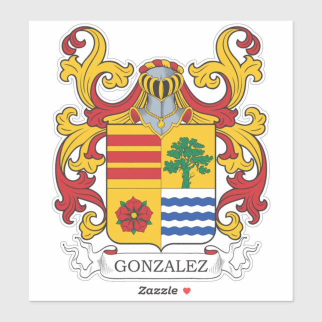 Gonzalez Family Crest (Sheet)