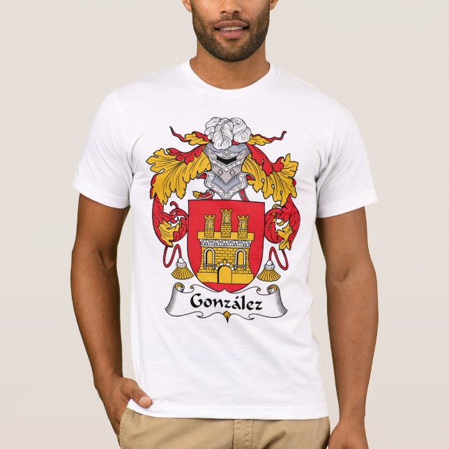Gonzalez Family Crest T-Shirt (Front)