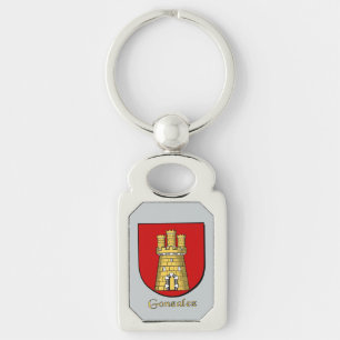 Gonzalez Historical Shield Key Ring