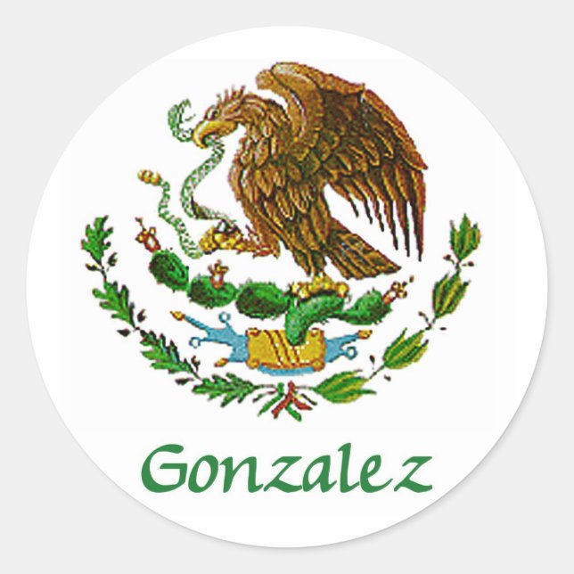 Gonzalez Mexican National Seal (Front)