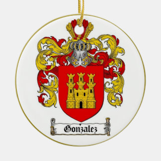  Gonzalez [Spanish] Family Crest * Ceramic Ornament