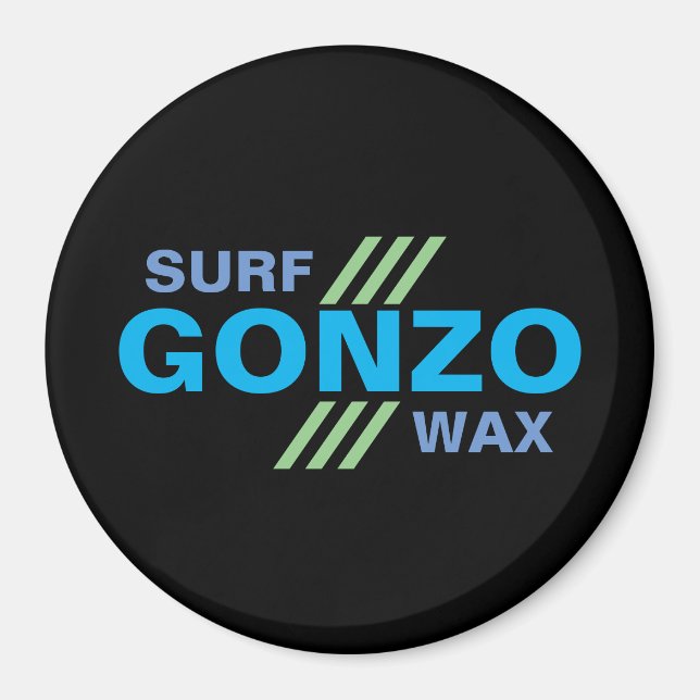 GONZO SURF WAX magnet (Front)