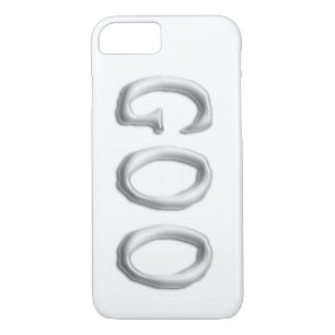 Goo   Clear See Through Gel Font   Customisable iPhone 8/7 Case