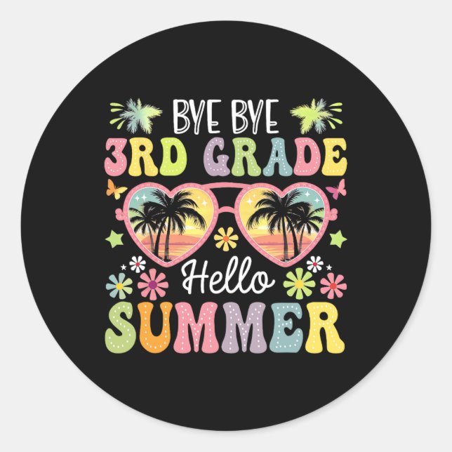 Good14 Back To School  Classic Round Sticker (Front)