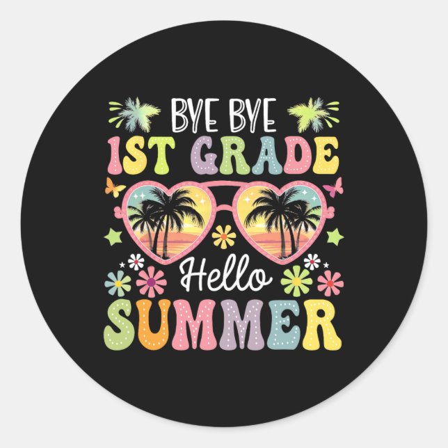 Good16  classic round sticker (Front)