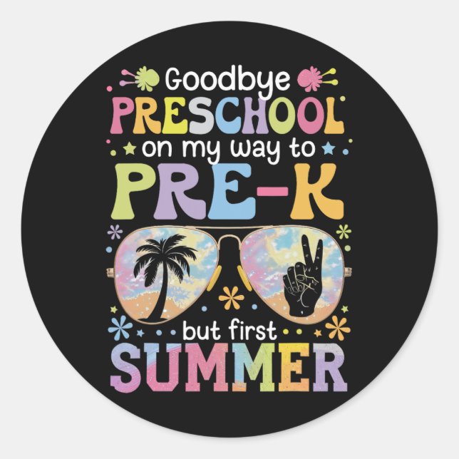 Good20  classic round sticker (Front)