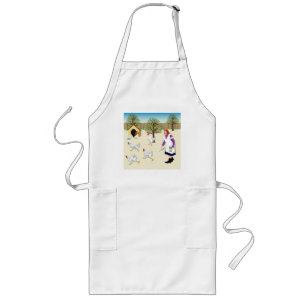 good against cold long apron