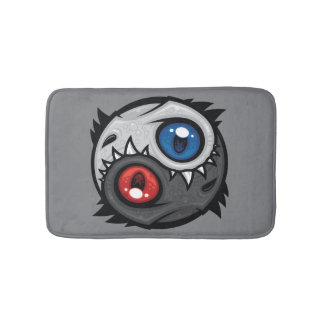 Good and Evil Dragon Yin Yang Bath Mat