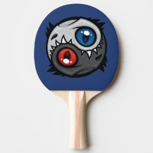 Good and Evil Dragon Yin Yang Ping Pong Paddle
