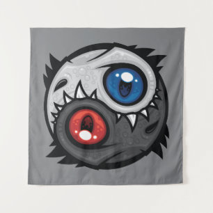 Good and Evil Dragon Yin Yang Tapestry