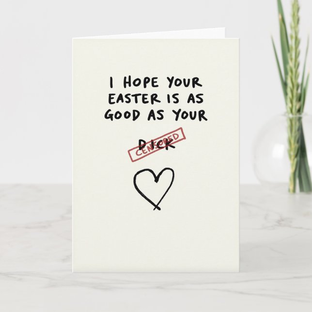Good As Yours Easter Card (Front)