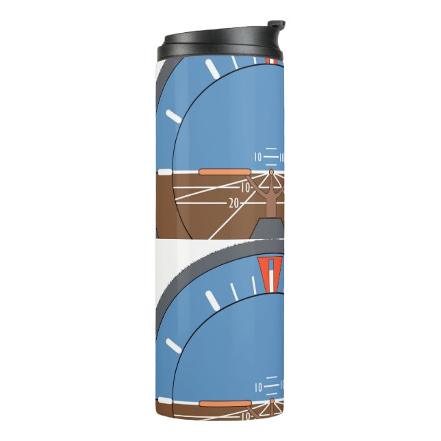 Good Attitude - Attitude Indicator Leggings Thermal Tumbler (Rotated Left)