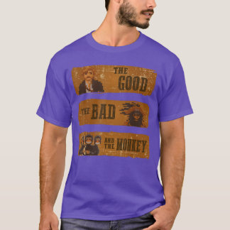 Good Bad Monkey Videogame Western Islandshirt Geek T-Shirt