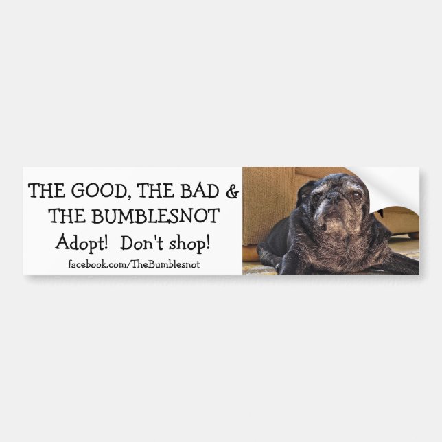 Good, Bad, The Bumblesnot bumper sticker (Front)