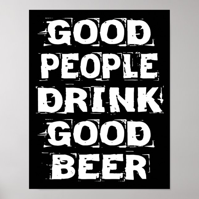 Good Beer Poster (Front)
