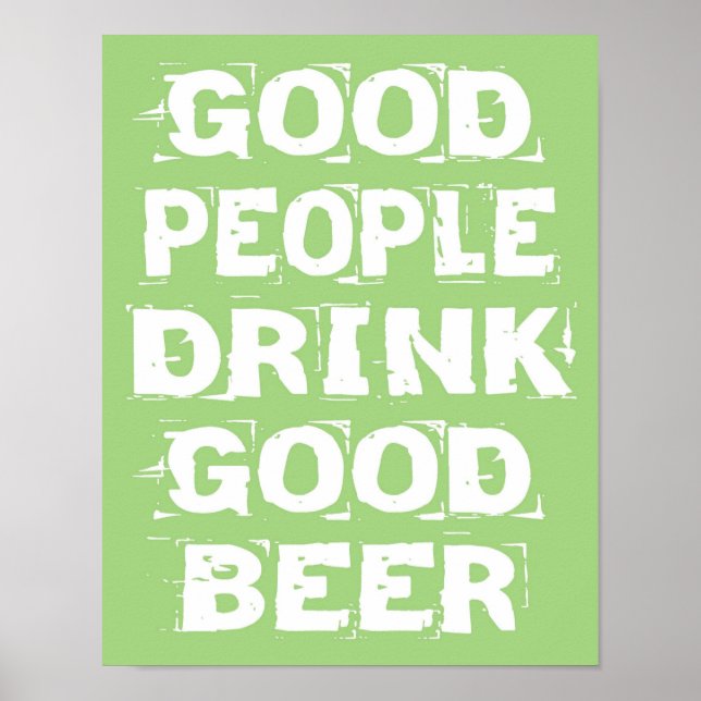 Good Beer Poster (Front)