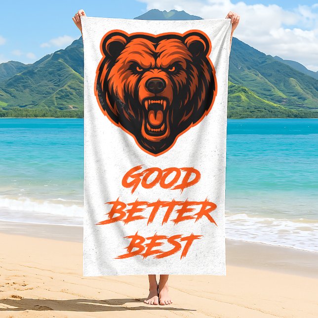 Good Better Best Never Let It Rest Beach Towel (Creator Uploaded)