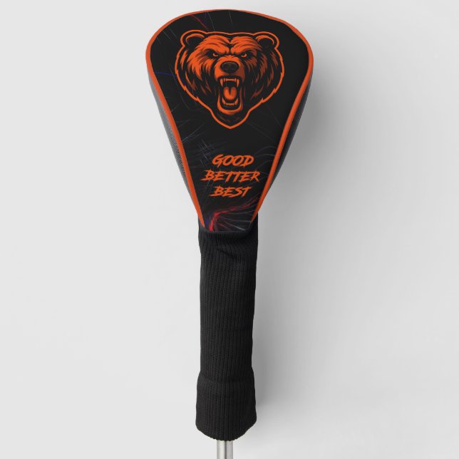 Good Better Best Never Let It Rest Golf Head Cover (Front)