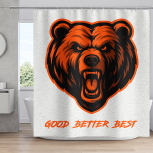 Good Better Best Never Let It Rest Shower Curtain